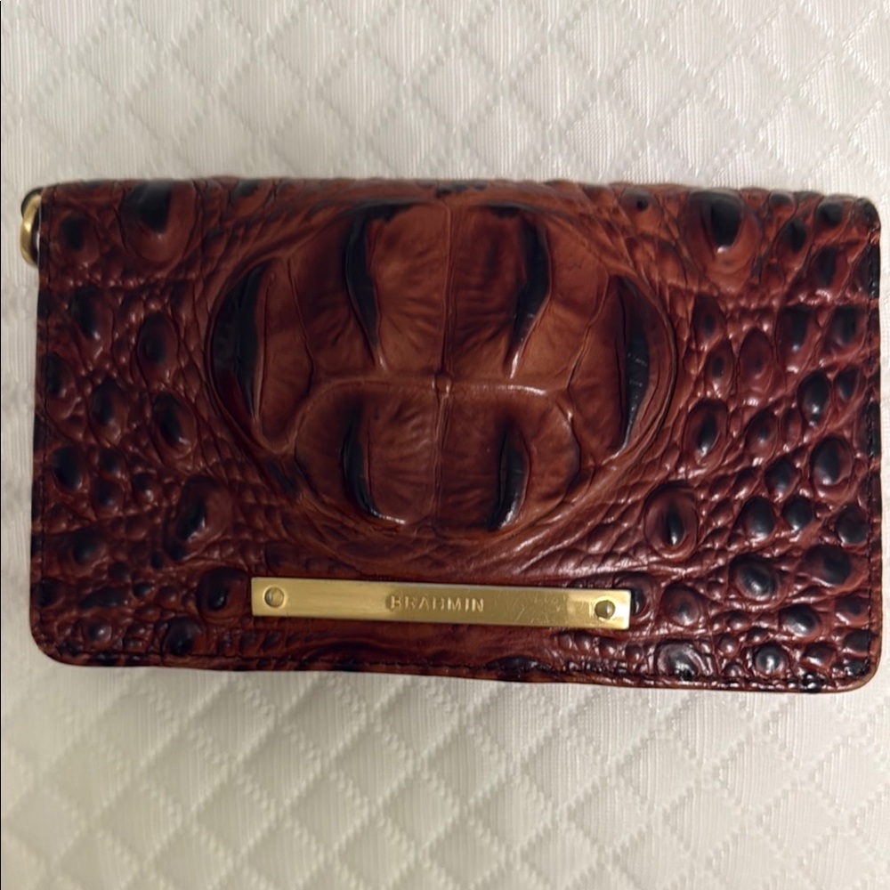 Brahmin Brown Wallet Luxurious Leather Design